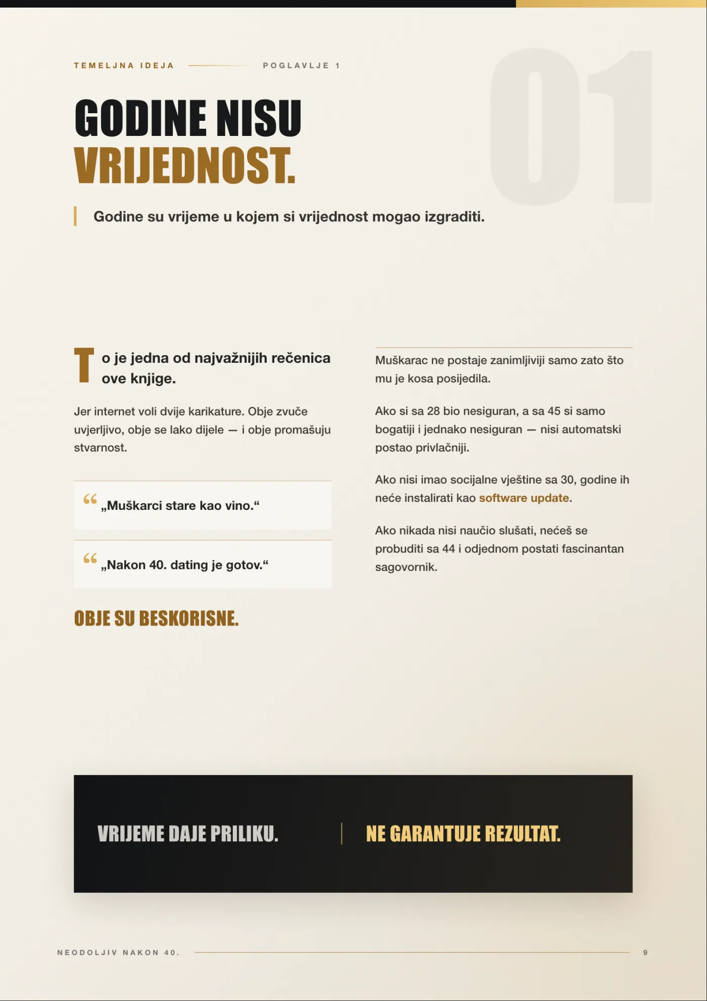 Stranica 9: „Godine nisu vrijednost.“